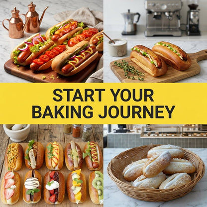6 Cavity Silicone Baguette Bread Pan, Nonstick French Bread and Hot Dog Bun Mold, Foldable Loaf Pan Baking Tool for Hoagie Homemade Rolls, Dishwasher Safe, Easy Release