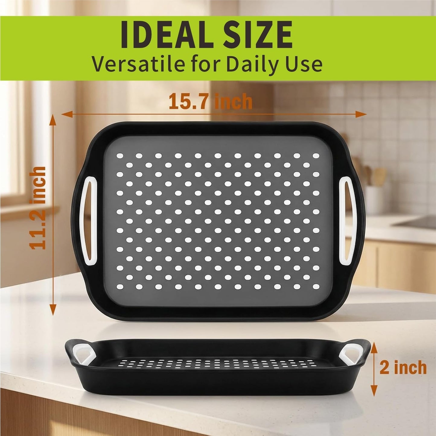 Non-slip tray