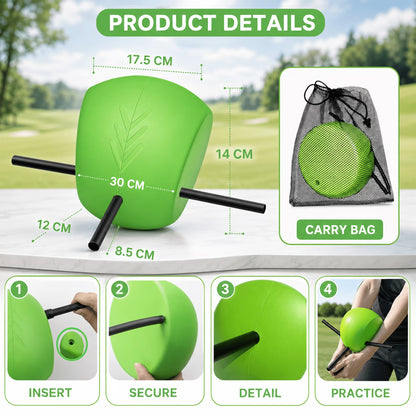 The Connector Golf Training Aid – Foam Swing Trainer for Posture & Arm Structure, Portable Practice Tool