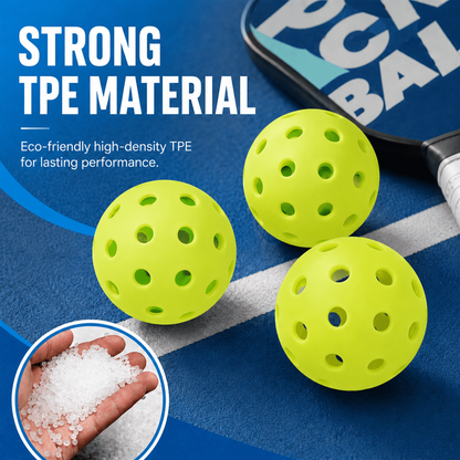 12 Pack Outdoor Pickleball Balls, 40 Holes High Durability Pickleballs with Mesh Bag, Consistent Bounce Stable Flight Colorful PickleBalls for Backyard Court Training Game