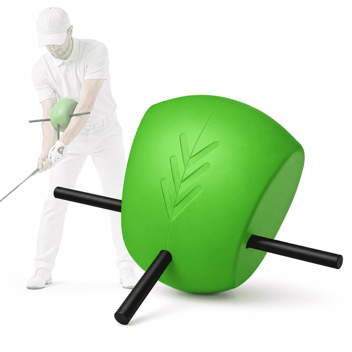 The Connector Golf Training Aid – Foam Swing Trainer for Posture & Arm Structure, Portable Practice Tool