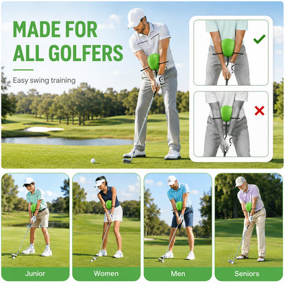 The Connector Golf Training Aid – Foam Swing Trainer for Posture & Arm Structure, Portable Practice Tool