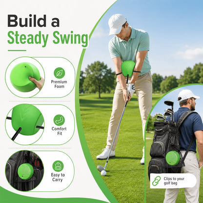 The Connector Golf Training Aid – Foam Swing Trainer for Posture & Arm Structure, Portable Practice Tool